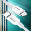 Кабель Ugreen USB Type-C to Lightning 3A 18W 1m White (UGR193)
