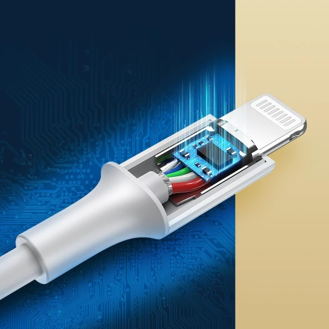 Кабель Ugreen USB Type-C to Lightning 3A 18W 1m White (UGR193)