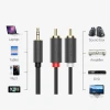 Кабель Ugreen Mini Jack 3.5mm to 2x RCA 1.5m Black (6957303815111)