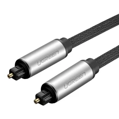 Кабель Ugreen AV108 оптичний Toslink/SPDIF 2m Gray (10540)