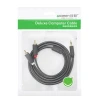Кабель Ugreen 3.5mm Mini Jack to 2RCA 25cm Gray (6957303815616)