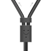 Кабель Ugreen 3.5mm Mini Jack to 2RCA 25cm Gray (6957303815616)