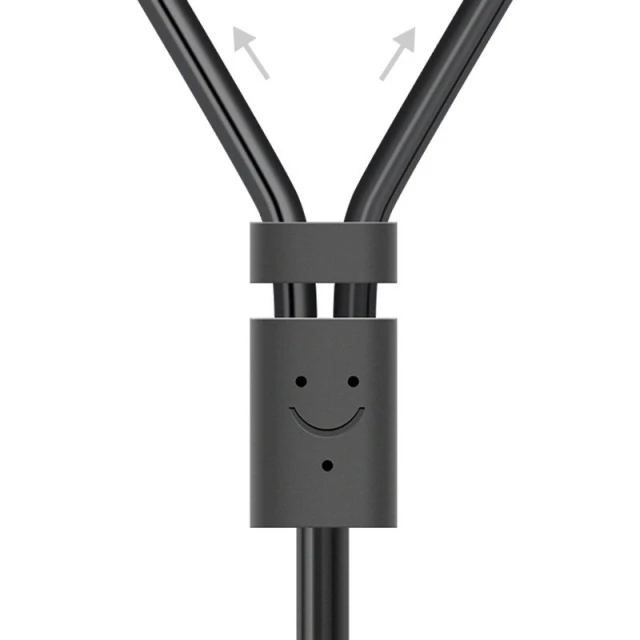 Кабель Ugreen 3.5mm Mini Jack to 2RCA 25cm Gray (6957303815616)