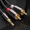 Кабель Ugreen Mini Jack 3.5mm to 2x RCA 1.5m Black (6957303815838)