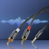Кабель Ugreen Audio Cable Mini Jack 2RCA 3m Black (UGR092)