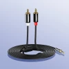 Кабель Ugreen Audio Cable Mini Jack 2RCA 3m Black (UGR092)