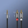 Кабель Ugreen Audio Cable Mini Jack 2RCA 3m Black (UGR092)