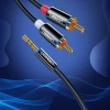 Кабель Ugreen Audio Cable Mini Jack 2RCA 3m Black (UGR092)