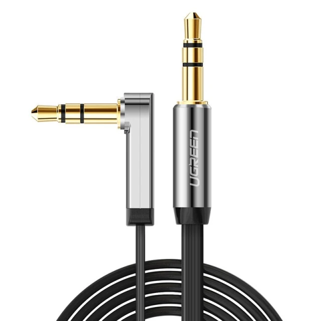 Кабель Ugreen AUX 3.5mm Mini Jack 0.5m Black (UGR1347BLK)