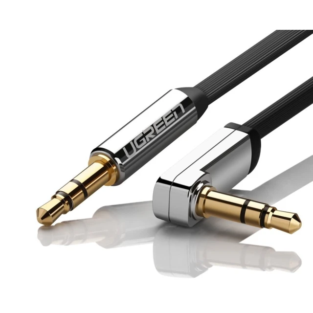 Кабель Ugreen AUX 3.5mm Mini Jack 0.5m Black (UGR1347BLK)