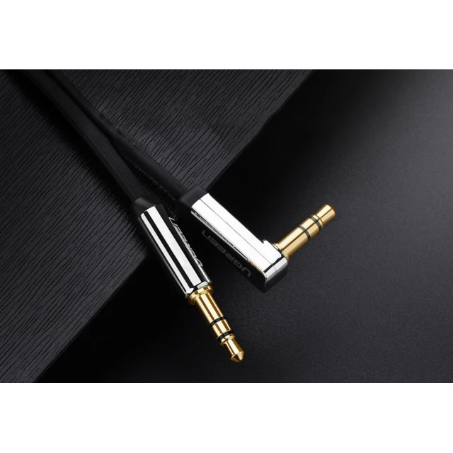 Кабель Ugreen AUX 3.5mm Mini Jack 0.5m Black (UGR1347BLK)