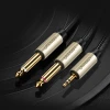 Кабель Ugreen Mini Jack 3.5mm to 2x Jack 6.35mm 1m Grey (6957303816132)