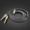 Кабель Ugreen Mini Jack 3.5mm to 2x Jack 6.35mm 1m Grey (6957303816132)