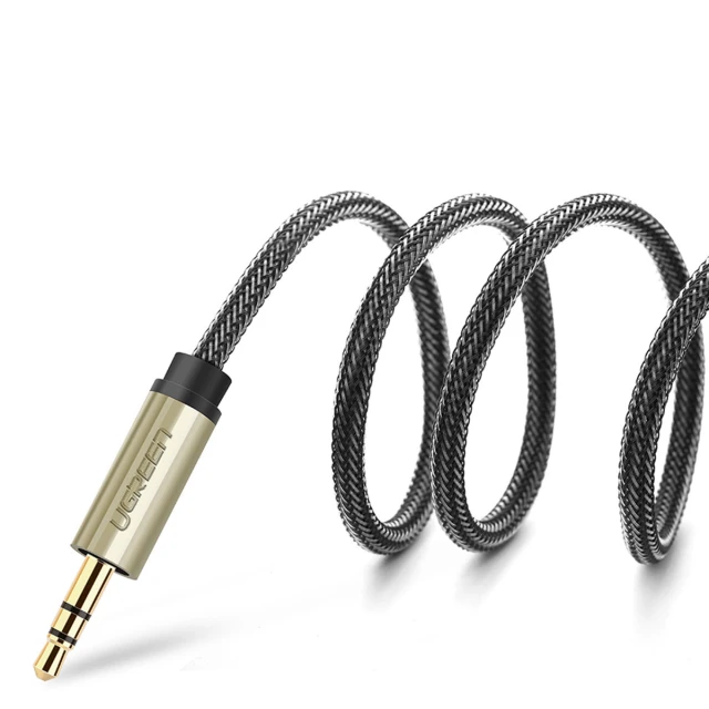 Кабель Ugreen Mini Jack 3.5mm to 2x Jack 6.35mm 2m Grey (6957303816156)