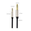 Кабель Ugreen Mini Jack 3.5mm to Jack 6.35mm 2m Grey (6957303816286)