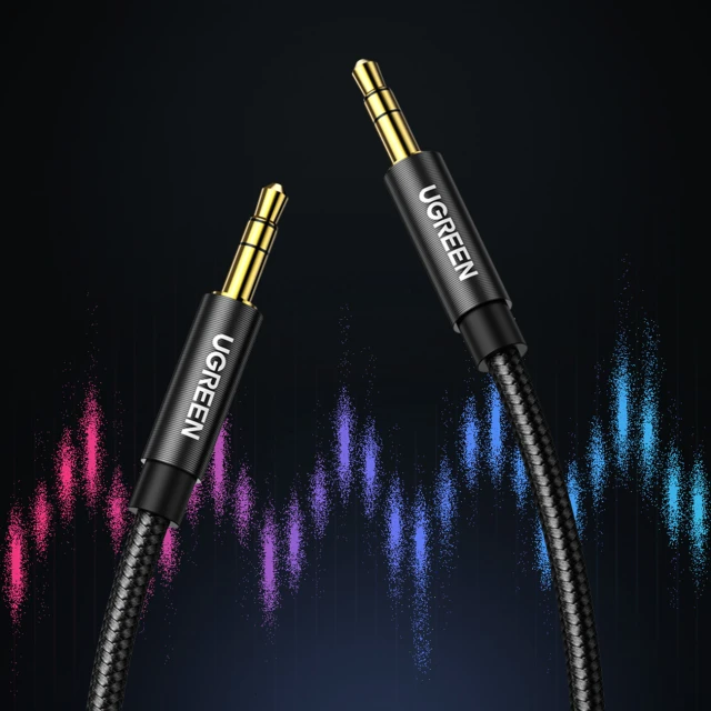 Кабель Ugreen AUX Straight Mini Jack 3.5mm to Mini Jack 3.5mm 5m Blue (6957303816897)