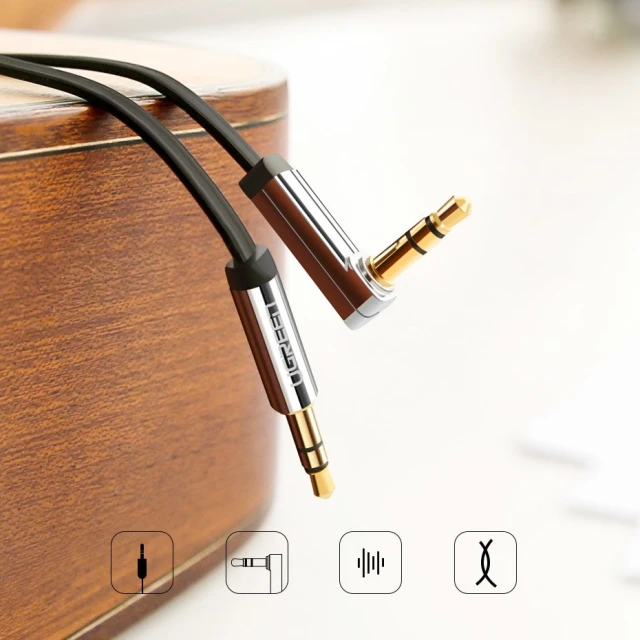 Кабель Ugreen AUX 3.5mm Mini Jack 5m Silver (UGR1330SLV)