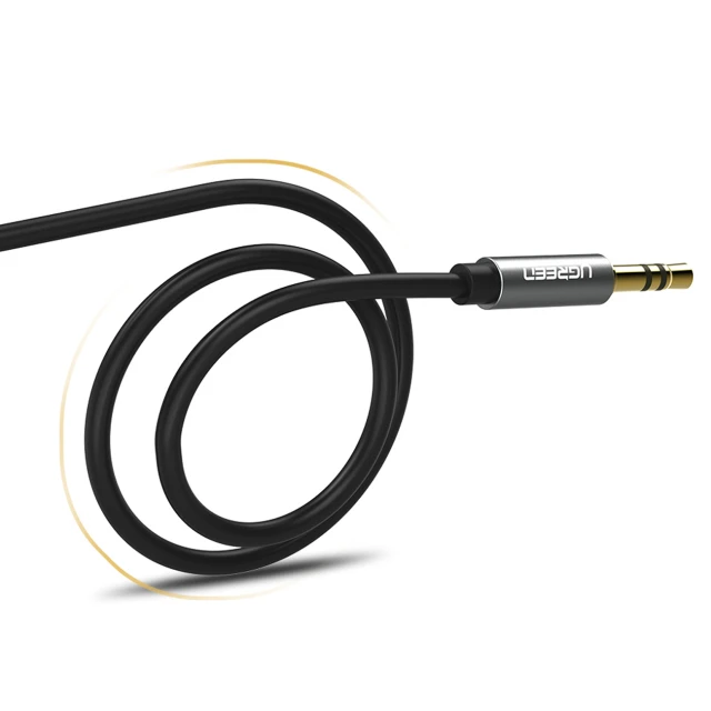 Кабель Ugreen Mini Jack 3.5mm to Mini Jack 3.5mm 1m Black (6957303817337)