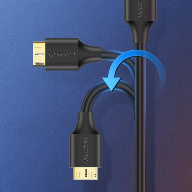 Кабель Ugreen SuperSpeed 5Gb/s USB-A to micro USB-B 1m Black (6957303818419)