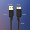 Кабель Ugreen SuperSpeed 5Gb/s USB-A to micro USB-B 2m Black (6957303818433)