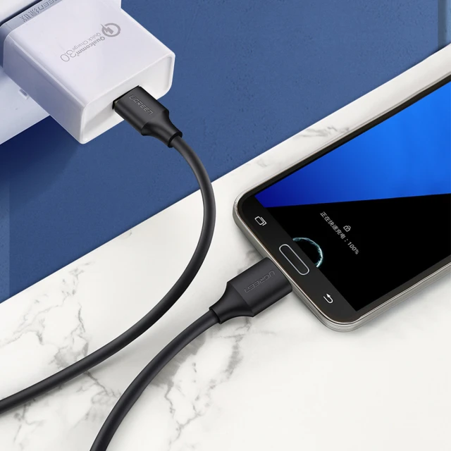 Кабель Ugreen SuperSpeed 5Gb/s USB-A to micro USB-B 2m Black (6957303818433)