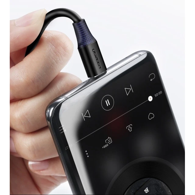 Кабель Ugreen SuperSpeed USB Type-C to micro USB Type-B 1m Black (6957303821037)