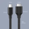 Кабель Ugreen SuperSpeed USB Type-C to micro USB Type-B 1m Black (6957303821037)