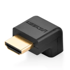 Адаптер Ugreen HDMI Bottom Right Angle Connector Black (6957303821099)