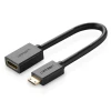 Адаптер Ugreen HDMI to Mini HDMI 4K 60Hz Ethernet HEC ARC 22cm Black (6957303821372)