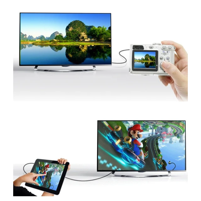 Адаптер Ugreen HDMI to Mini HDMI 4K 60Hz Ethernet HEC ARC 22cm Black (6957303821372)