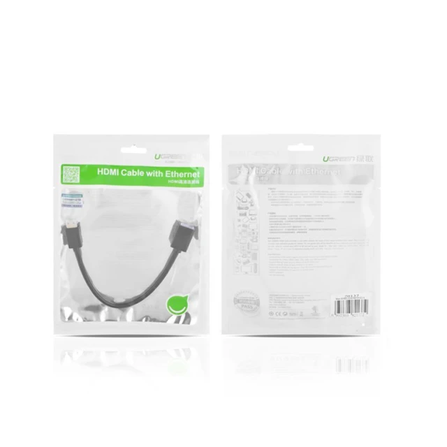 Адаптер Ugreen HDMI to Mini HDMI 4K 60Hz Ethernet HEC ARC 22cm Black (6957303821372)