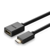 Адаптер Ugreen HDMI to Mini HDMI 4K 60Hz Ethernet HEC ARC 22cm Black (6957303821372)