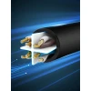 Патчкорд Ugreen Ethernet RJ45 Cat 6 UTP 1000Mbps 2m Black (6957303821600)