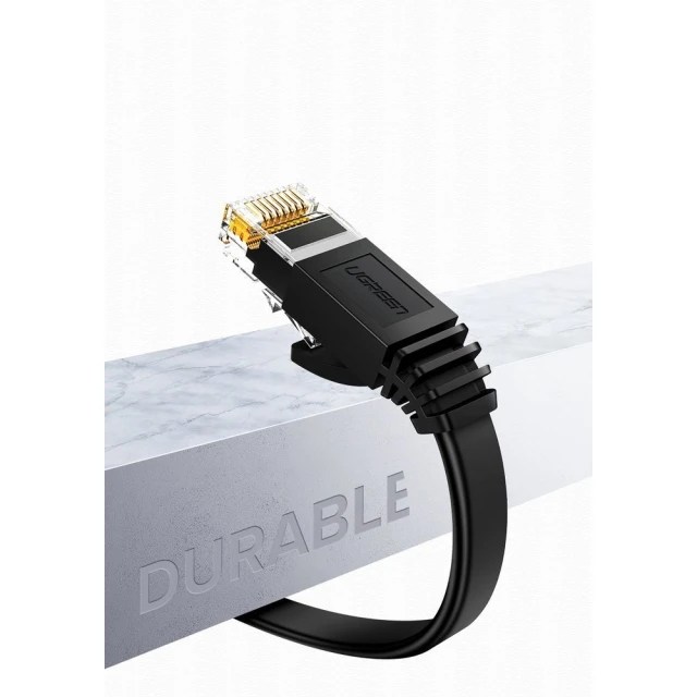 Патчкорд Ugreen Ethernet RJ45 Cat 6 UTP 1000Mbps 20m Black (UGR673BLK)