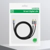 Кабель Ugreen USB Type-C to 2RCA 1.5m Gray (UGR1184BLK)