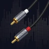Кабель Ugreen USB Type-C to 2RCA 1.5m Gray (UGR1184BLK)