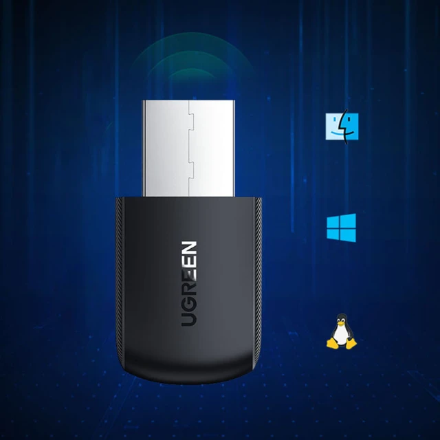 Адаптер Ugreen USB Network Card to WiFi 11ac Black (UGR1032BLK)