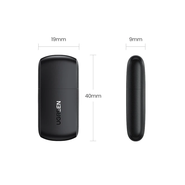 Адаптер Ugreen USB Network Card to WiFi 11ac Black (UGR1032BLK)