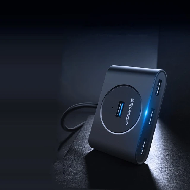 USB-хаб Ugreen HUB Splitter 4x USB-A 0.5m Black (UGR080)