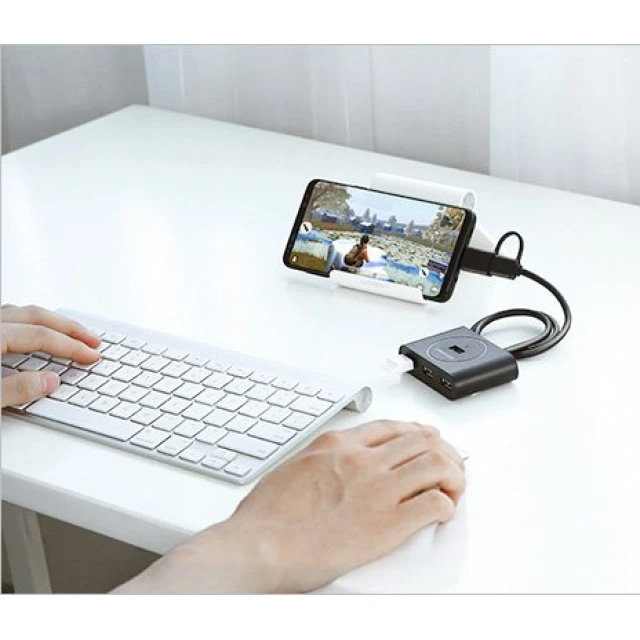 USB-хаб Ugreen HUB Splitter 4x USB-A 0.5m Black (UGR080)