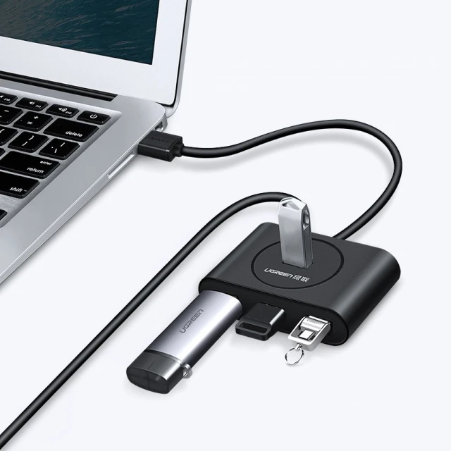 USB-хаб Ugreen HUB Splitter 4x USB-A 0.5m Black (UGR080)