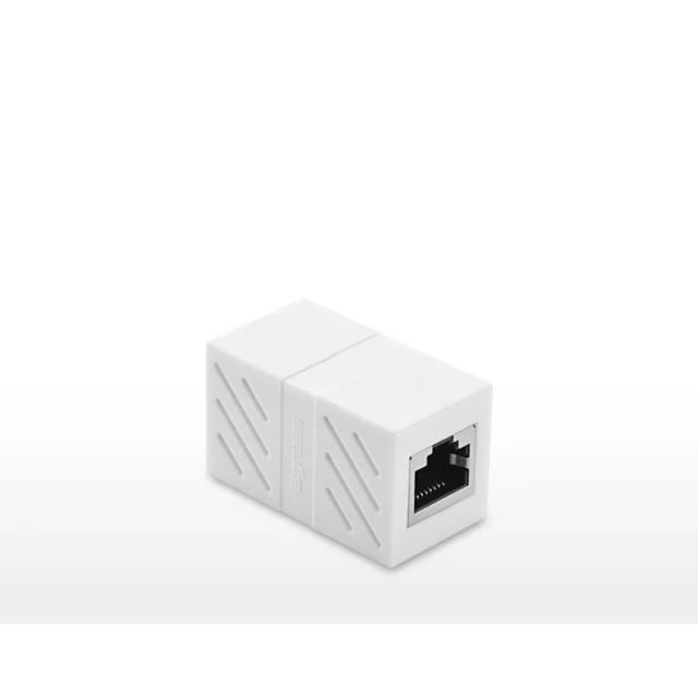 Адаптер Ugreen RJ45 Network Coupler White (6957303823116)
