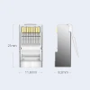 Наконечники Ugreen RJ45 8P8C UTP Cat.6 | Cat.5 | Cat.5e Silver (10 Pack) (20333-ugreen)