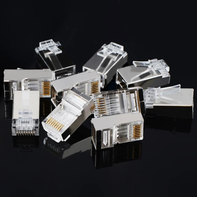 Наконечники Ugreen RJ45 8P8C UTP Cat.6 | Cat.5 | Cat.5e Silver (10 Pack) (20333-ugreen)