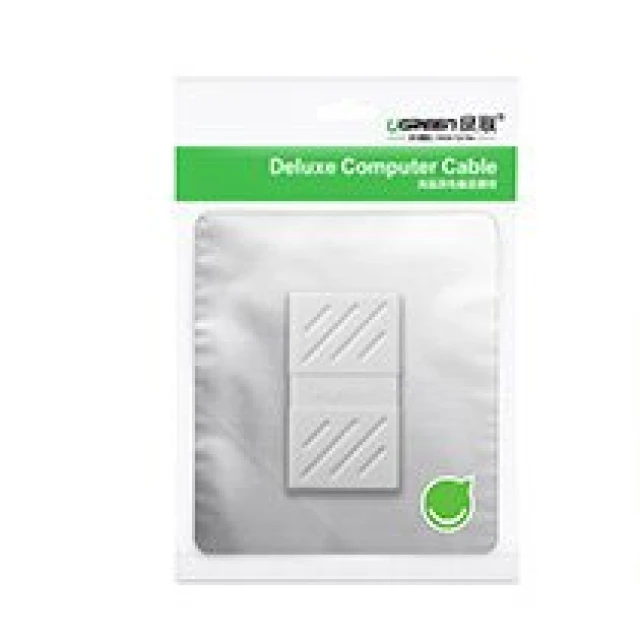 Мережевий роз'єм Ugreen Ethernet RJ45 10Gbps Black (6957303823901)
