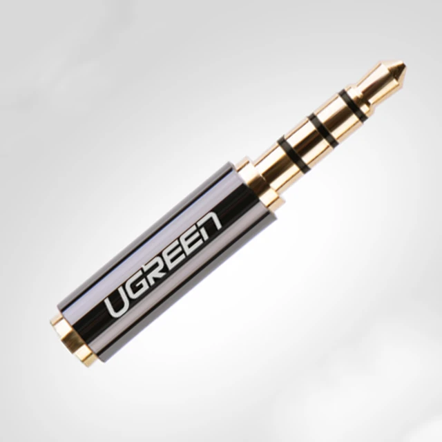 Аудіоадаптер Ugreen Mini Jack 3.5mm to Mini Jack 2.5mm (20502) Black (6957303825028)