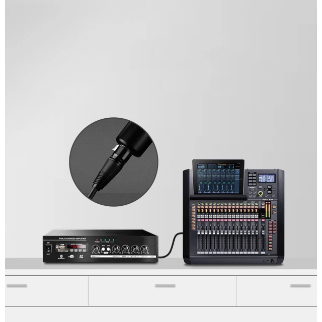 Кабель Ugreen Microphone XLR to XLR 2m Black (UGR506BLK)