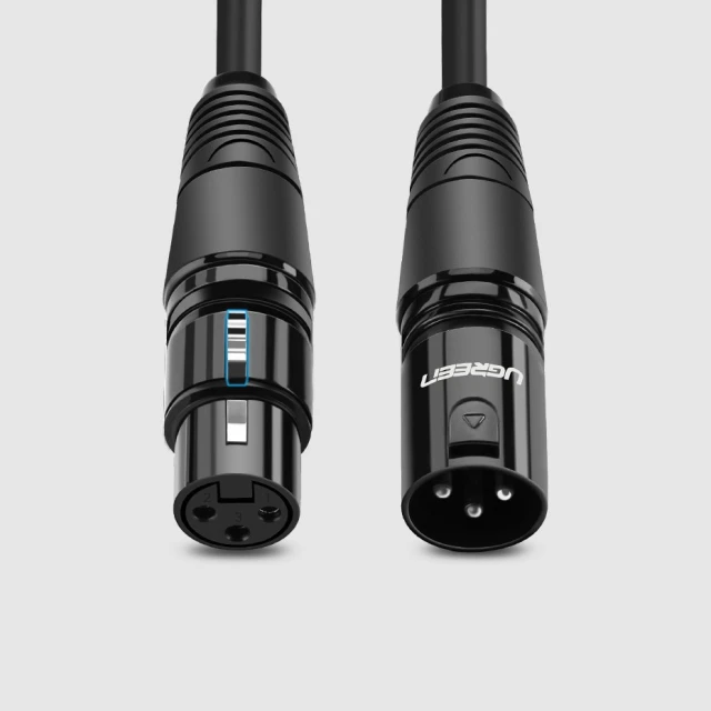 Кабель Ugreen Microphone XLR to XLR 2m Black (UGR506BLK)