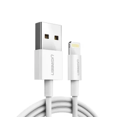 Кабель Ugreen USB-A to Lightning 2.4A 2m White (UGR274WHT)
