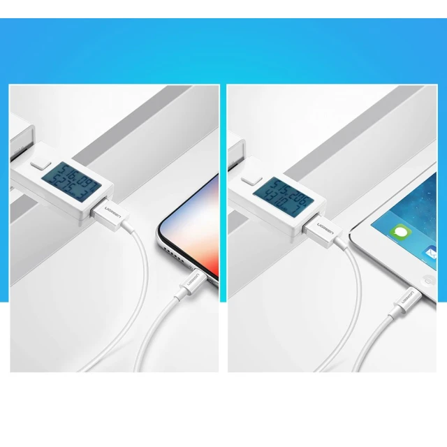 Кабель Ugreen USB-A to Lightning 2.4A 2m White (UGR274WHT)